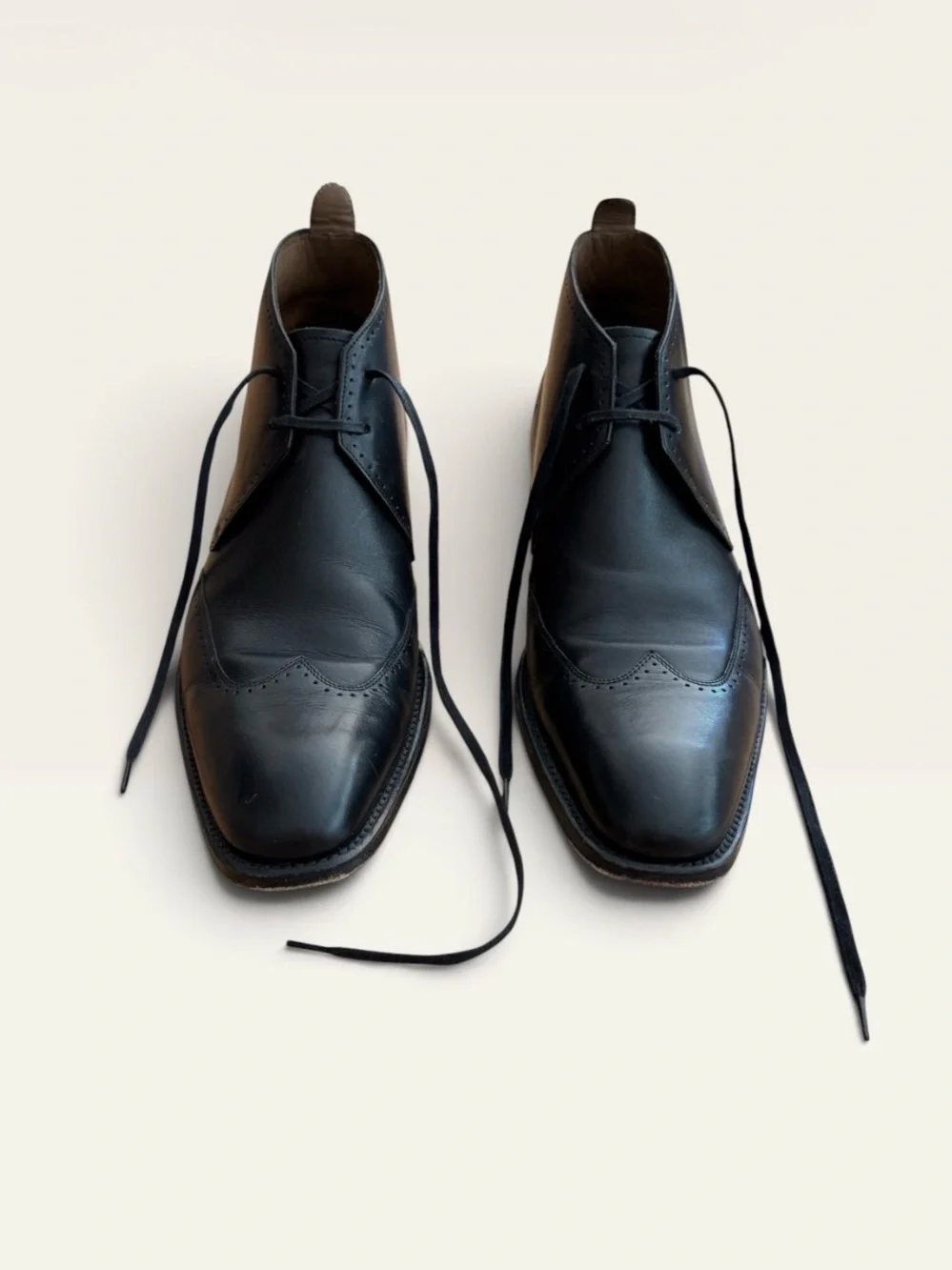 Vintage Grenson 5115 Black Leather Ankle Boots UK 7.5 F